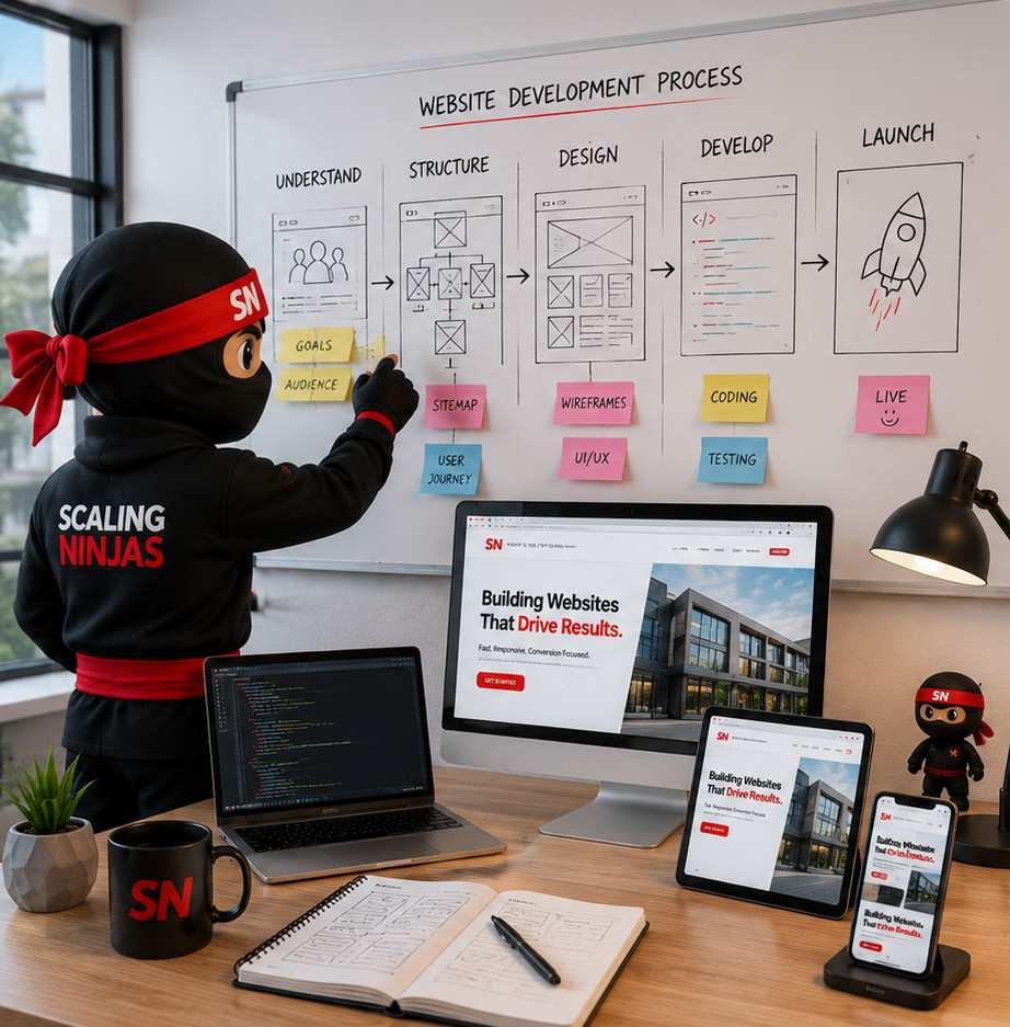 Website development team